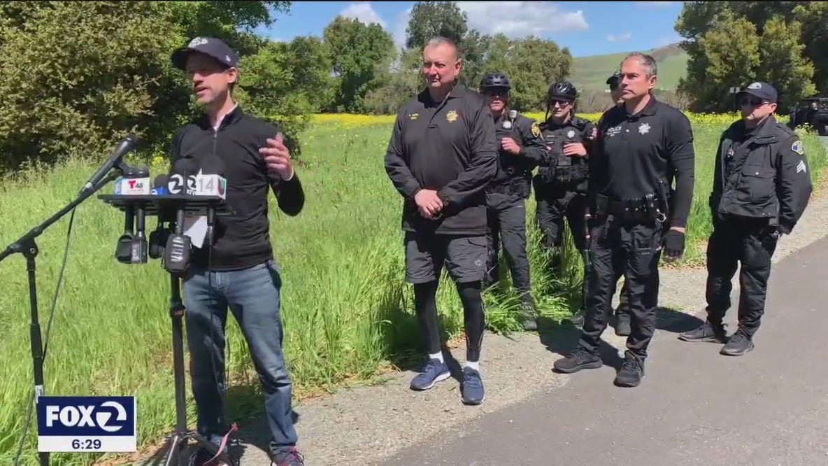 San Jose mayor, police chief take to bike trail touting increased public safety needs