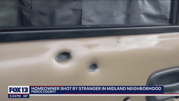 Homeowner shot by stranger in Midland