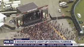 3 major events light up Central Florida