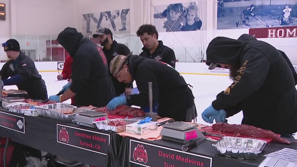 Butchers take part in AZ meat cutting challenge