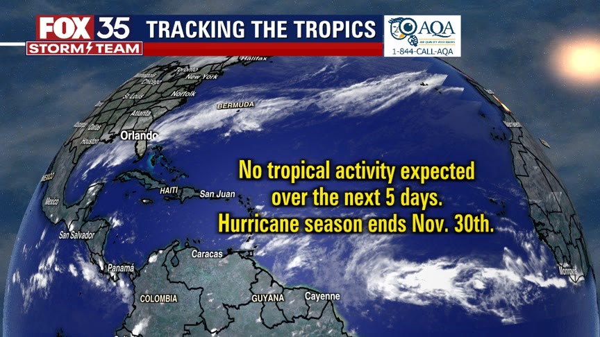 Tracking the Tropics: Hurricane season ends in 1 week