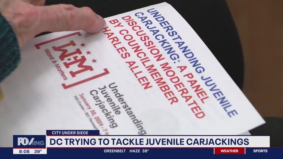 DC working to tackle juvenile carjackings