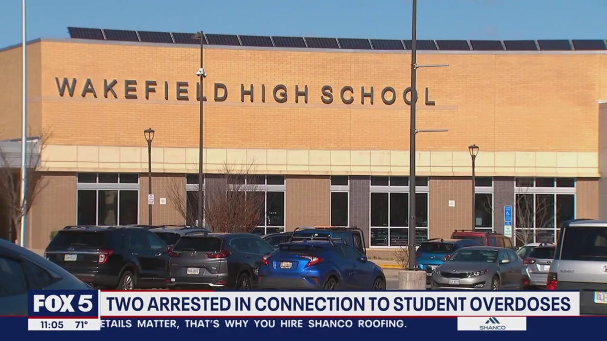 2 arrested in connection to student overdoses at Wakefield High School