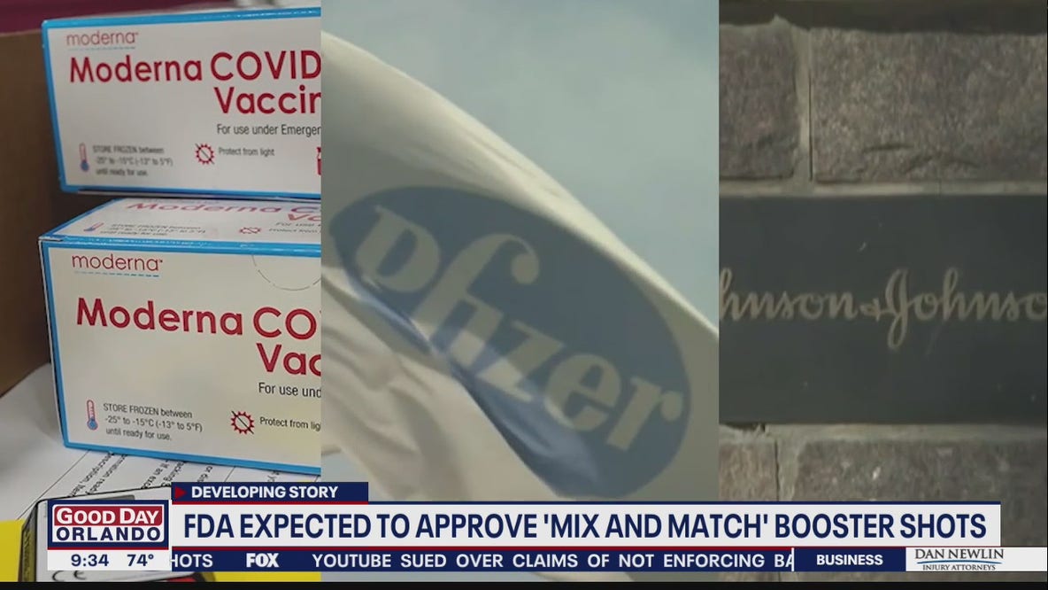 COVID-19 boosters: FDA expected to authorize mix-and-match shots