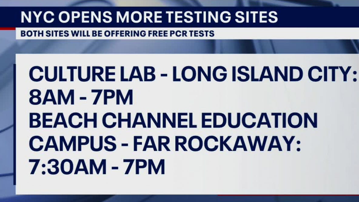 Where are the new COVID test sites?