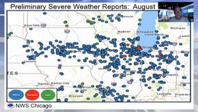 August extreme weather events in Chicago