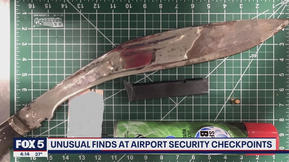 TSA’s 2021 Top 10 List of most unusual finds at airport security checkpoints