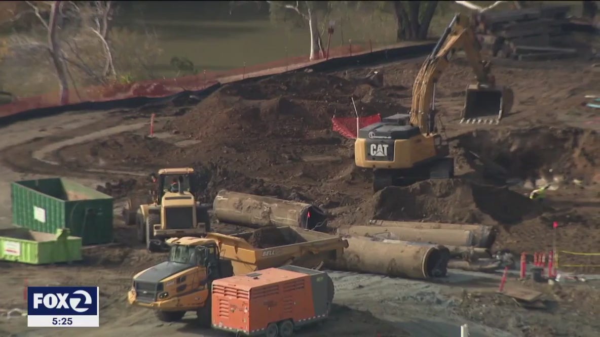 Work progressing on Anderson Dam retrofit