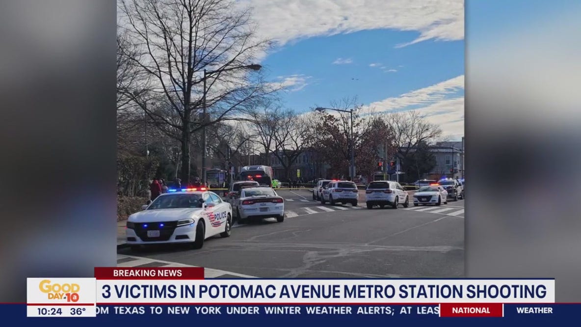 3 shot at Potomac Avenue Metro station in DC; suspect in custody: police