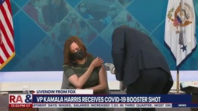 Kamala Harris receives COVID-19 booster shot