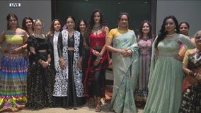 Stunning looks on display for Indian fashion week USA at the 'Sip and Shop' fashion show