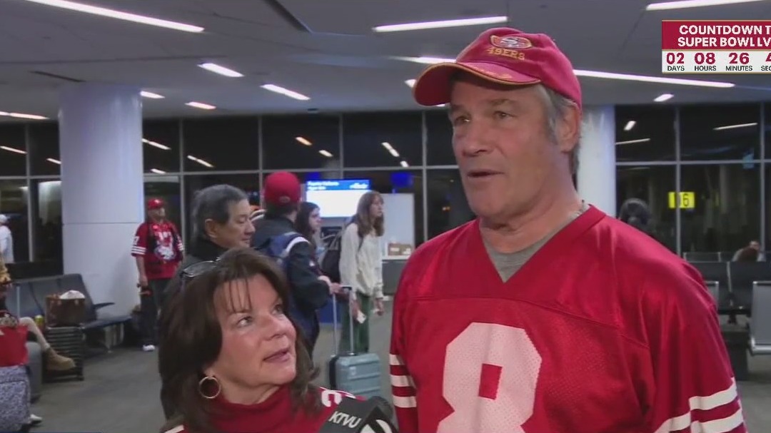 Niner fans take off from SFO to Super Bowl, even without tickets to the game