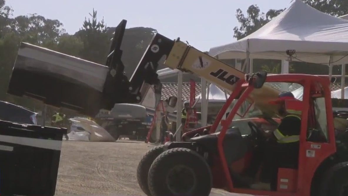 Outside Lands music festival preparations underway