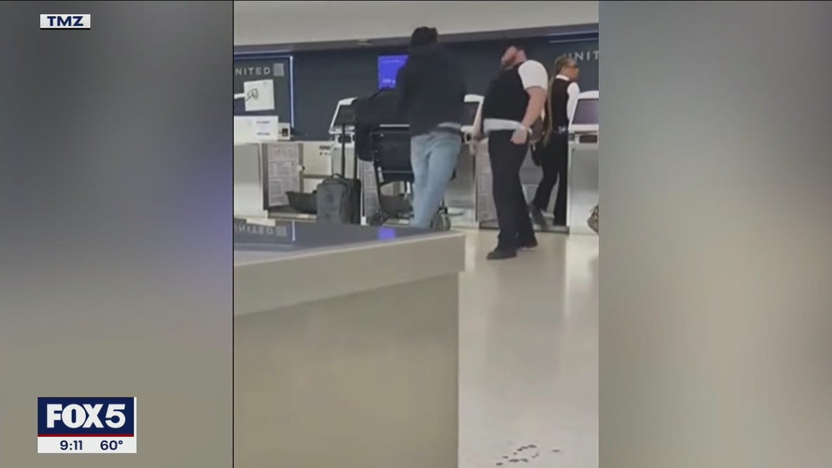 Ex-NFL player fights with United Airlines worker at Newark airport