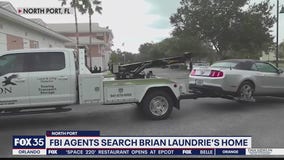 FBI agents search Brian Laundrie's home