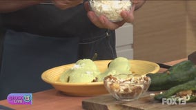 Emerald Eats: Making Chiles en Nogado and pork carnitas with Pomegranate Bistro