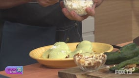 Emerald Eats: Making Chiles en Nogado and pork carnitas with Pomegranate Bistro