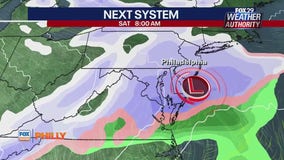 Philadelphia snow: Friday into Saturday system to bring light snow
