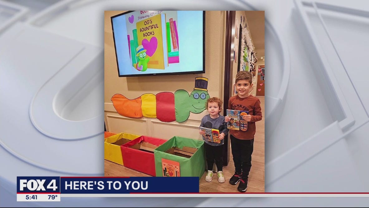 Here's to You: Primrose Schools book donation