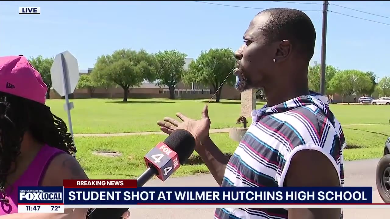 WilmerHutchins school shooting Parents gather outside FOX 4 DallasFort Worth