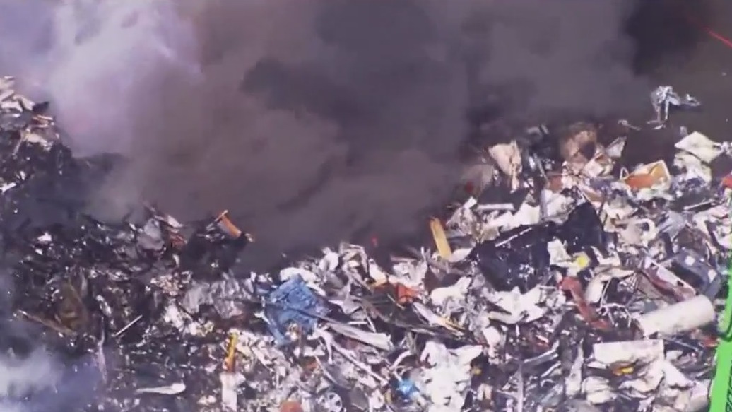 Cause revealed in fire at Redwood City scrap metal facility