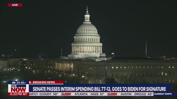 Shutdown averted: Senate passes bill 77-13
