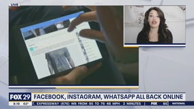 Facebook, Instagram and Whatsapp all back online after massive outage