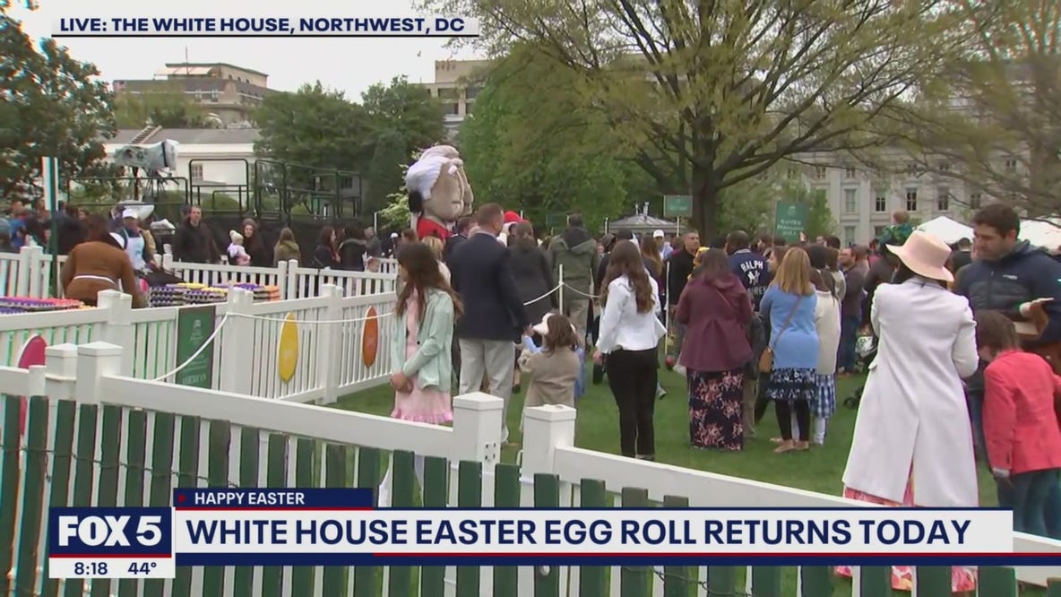 White House Easter Egg Roll returns Monday after 2 year COVID-19 related hiatus
