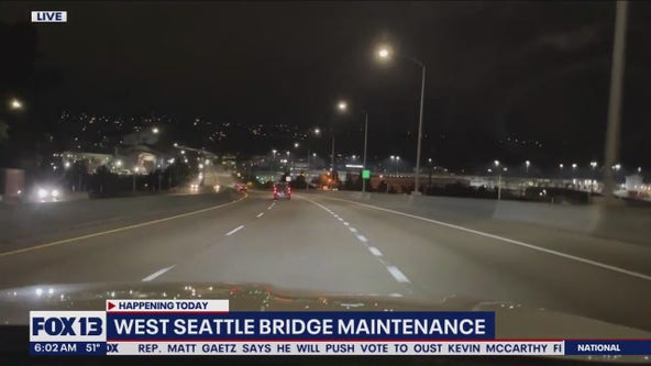 West Seattle Bridge maintenance work
