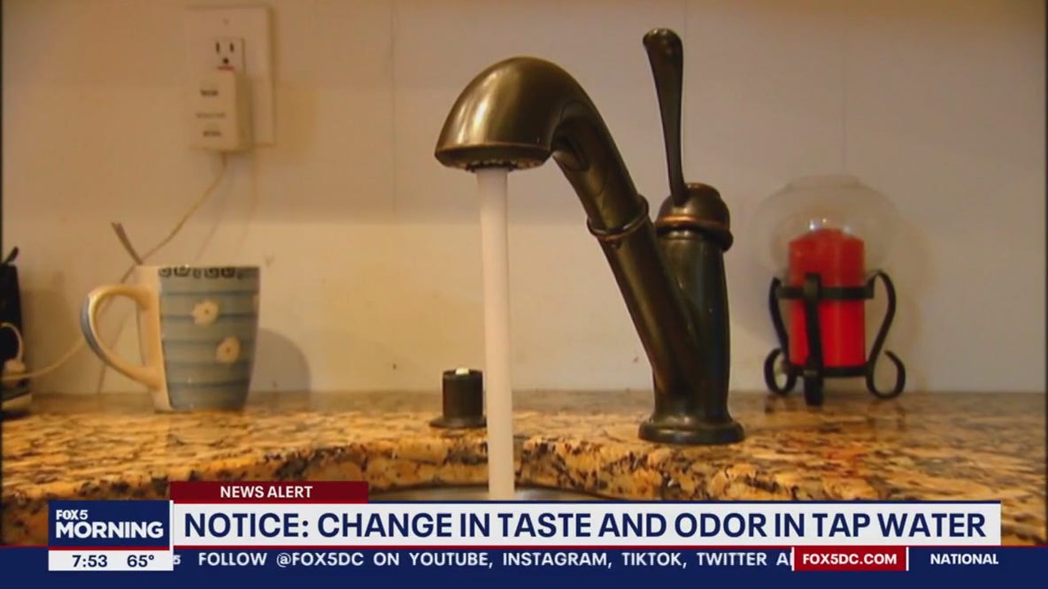 Taste, odor changes to tap water for some customers in Maryland