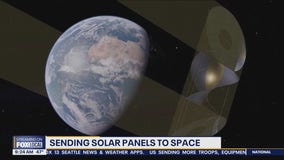 Company sending solar panels to space