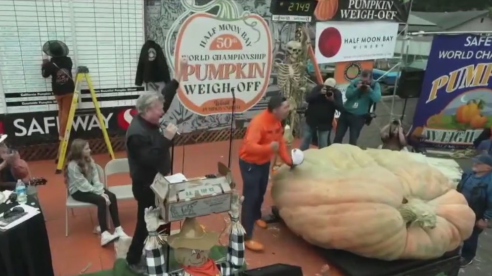 World record pumpkin going on tour