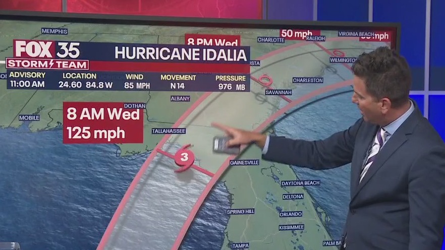 Hurricane Idalia nears landfall in Florida