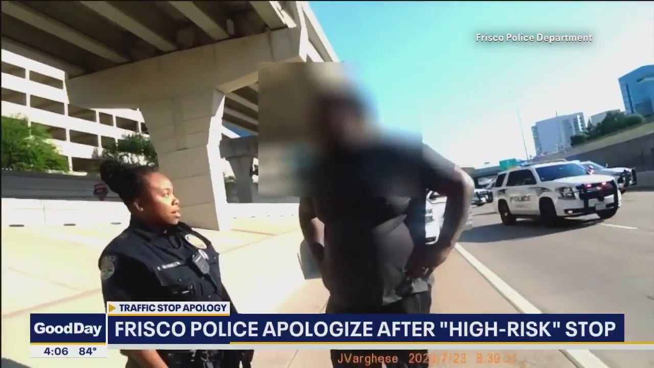 Frisco police apologize after 'high-risk' traffic stop | FOX 4 Dallas ...