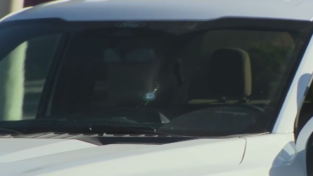 Truck hit by bullet on I-10 in Phoenix