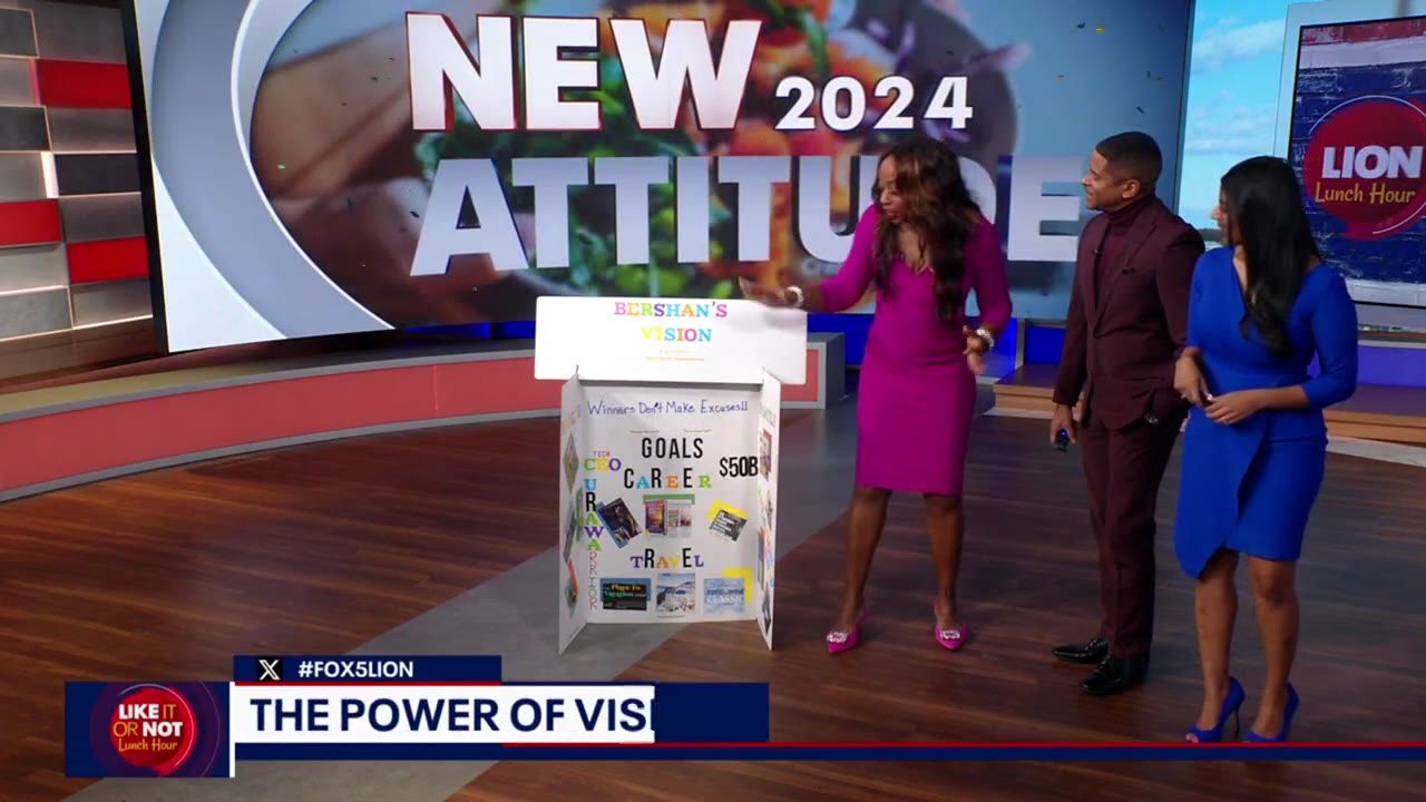 A lesson in vision boarding with Bershan Shaw