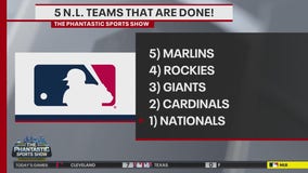 Which National League teams are already done this season?