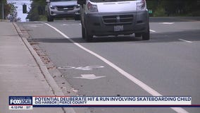 Potential deliberate hit-and-run involving child on skatebaord in Gig Harbor