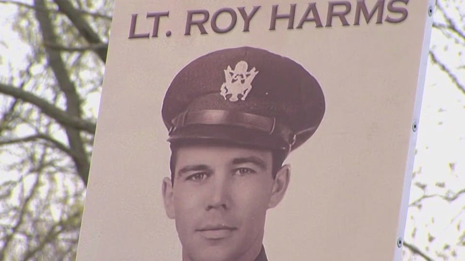 Grafton World War II veteran Lt. Roy Harms buried nearly 80 years later