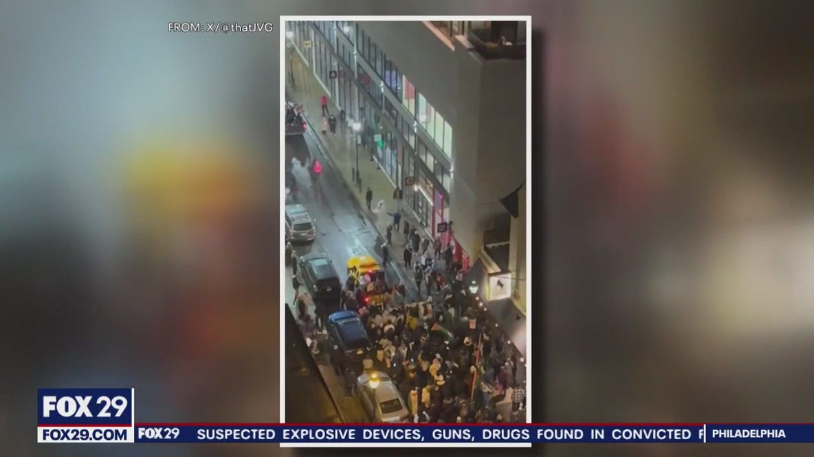 Philly locals react to protest outside Israeli-style restaurant Goldie; police investigating vandalisms