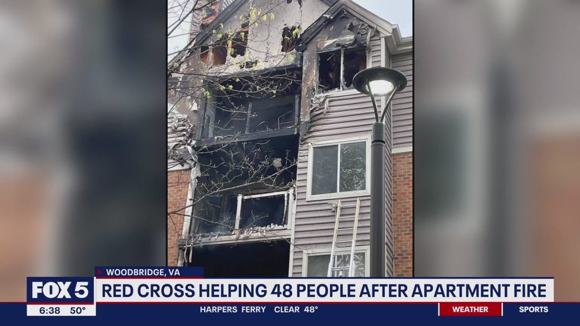 Red Cross helping 48 residents displaced by Woodbridge apartment fire