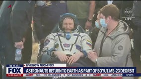 Soyuz MS-23 astronauts return to earth