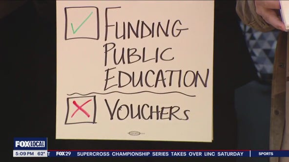 Pa school funding rallies held with calls for more funding, no vouchers