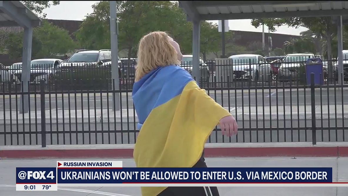 US to welcome Ukraine refugees but no longer through Mexico