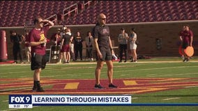Gophers football team learning through mistakes at spring practice