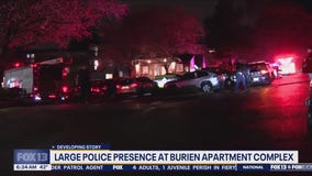 Large police presence at Burien apartment complex