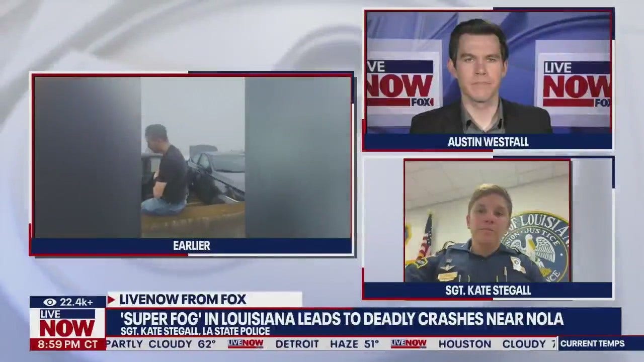 Louisiana 'super fog' kills 7 in massive car pile-up