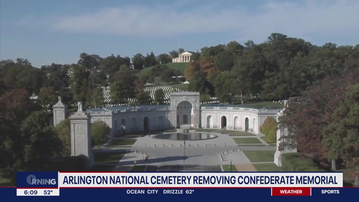 Confederate memorial at Arlington National Cemetery to be removed