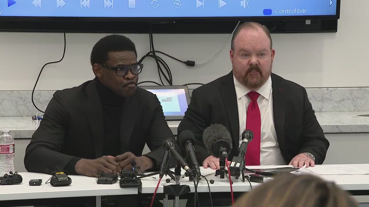 Full News Conference Michael Irvin Attorney Address Defamation Lawsuit Against Marriott 4