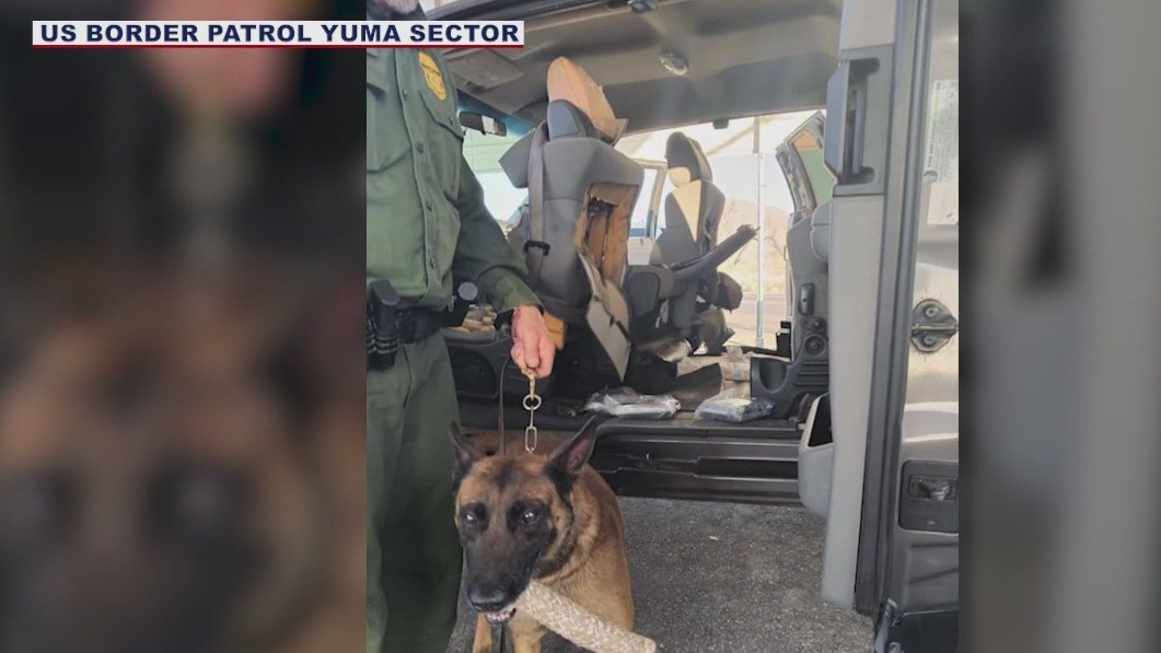 K-9 sniffs out drug bust in Yuma